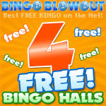 Four Free Bingo Rooms at Bingo Blowout